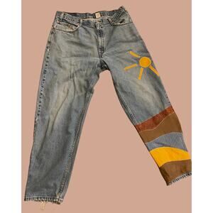 Upcycled Levi's Jeans 560 Loose Fit W38 L32